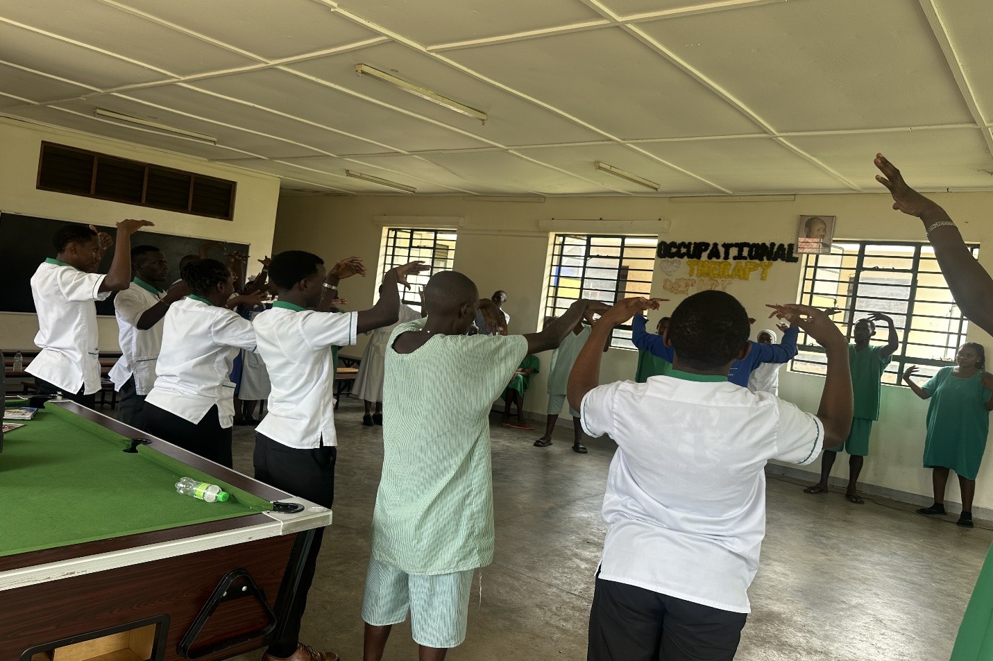 Figure 2: During a therapeutic dance session