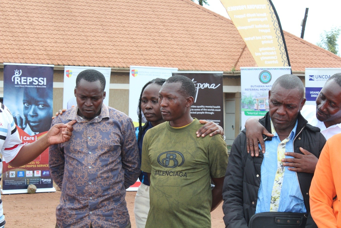 Some of Kiteezi survivors sharing their stories during the world mental health day.